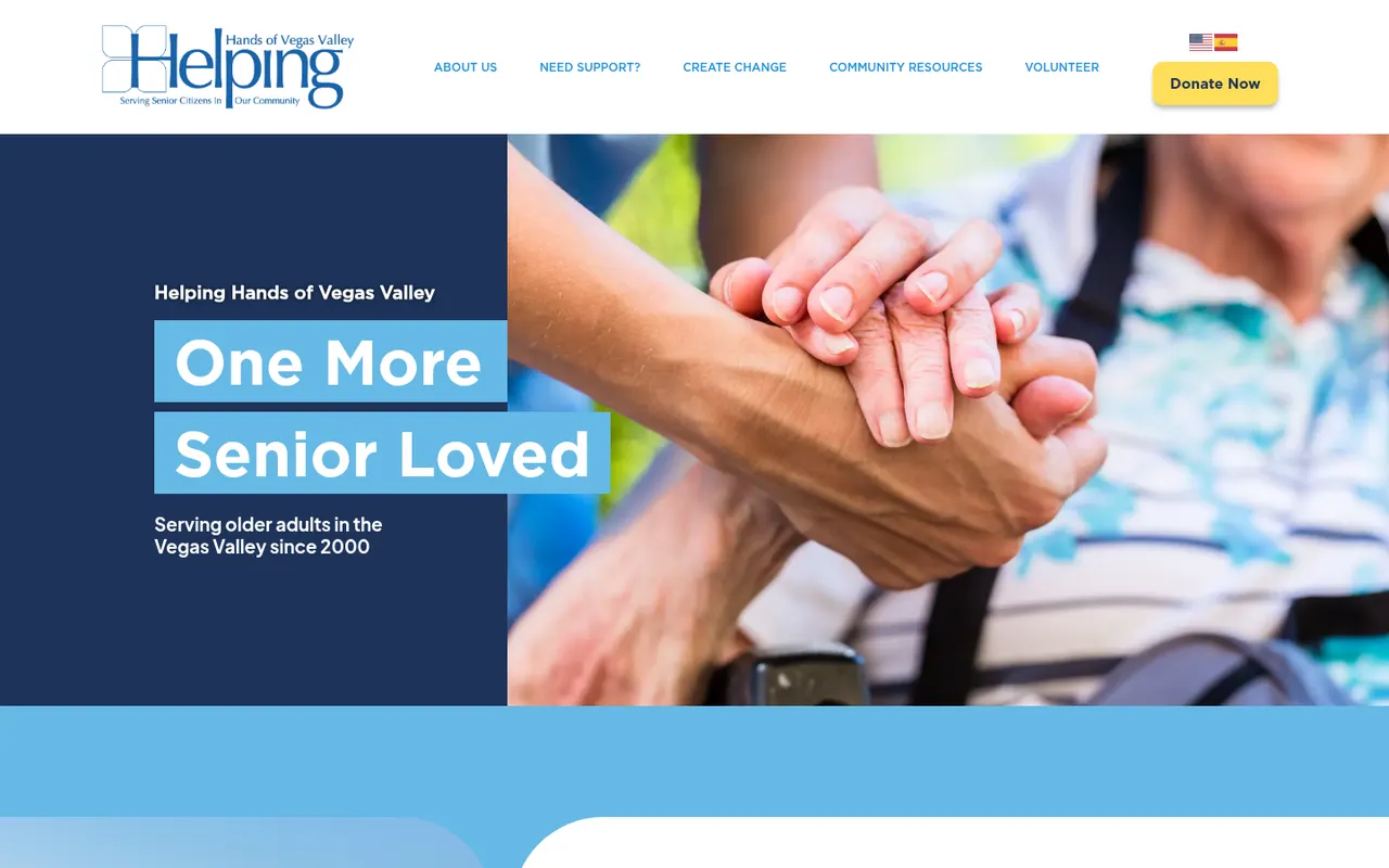 HHOVV actual website screenshot